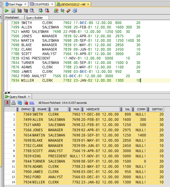 Copy Column Headers with Data in Oracle SQL Developer