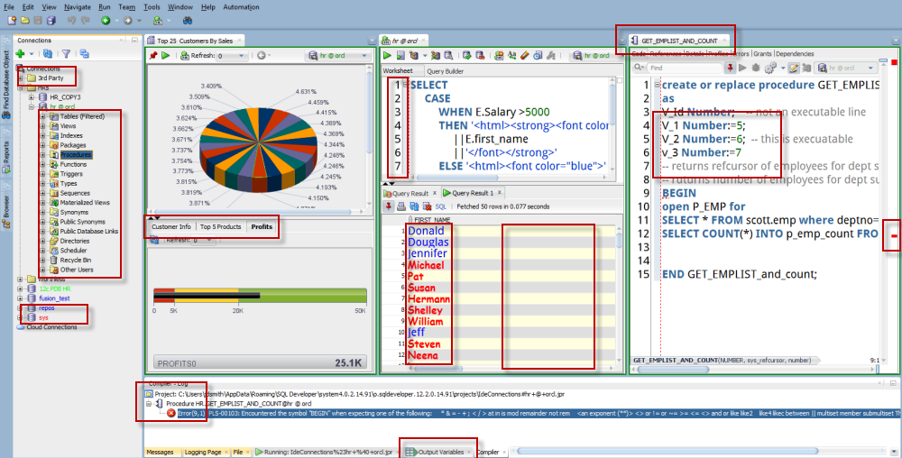 Oracle SQL Developer Key Features