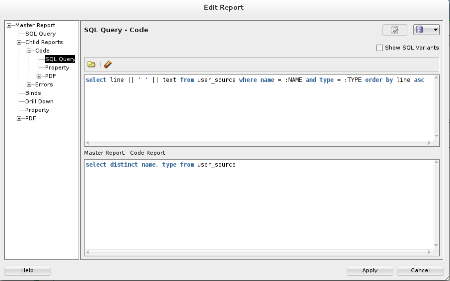 oracle-sql-developer-code-reports