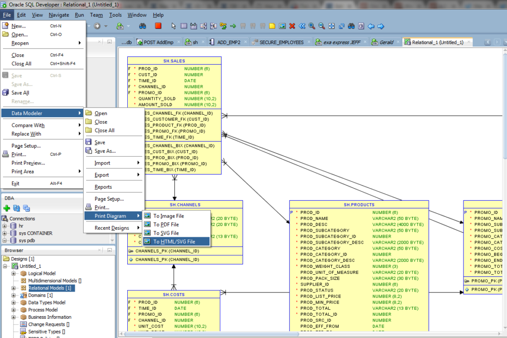 Создать схему в sql