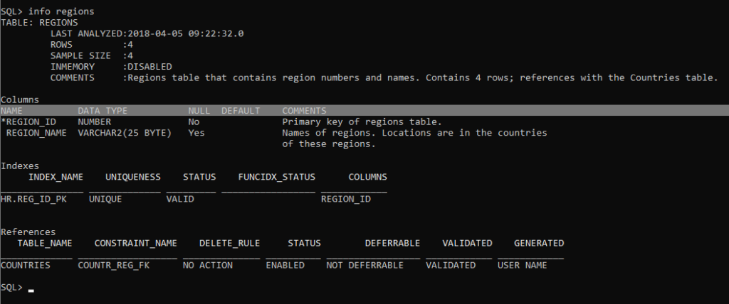 Your SQL Developer SQLcl Command Cheat Sheet