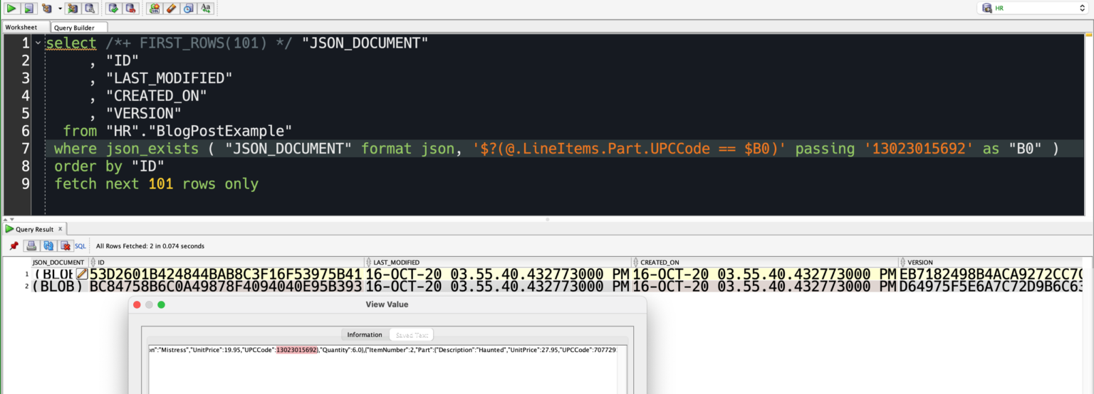 tsql json query