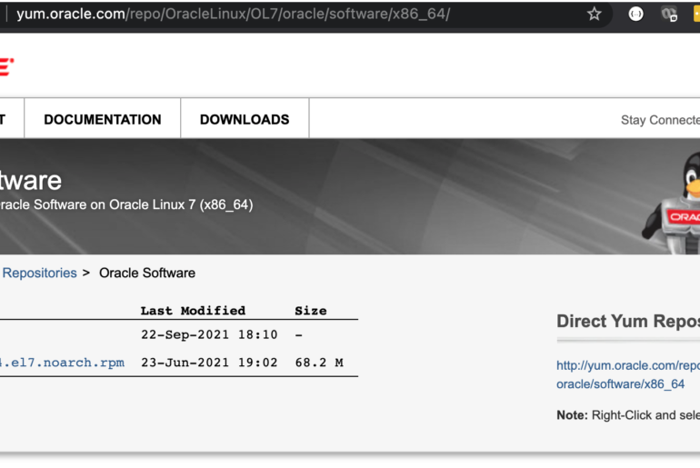 Installing Oracle REST Data Services Yum Install Ords