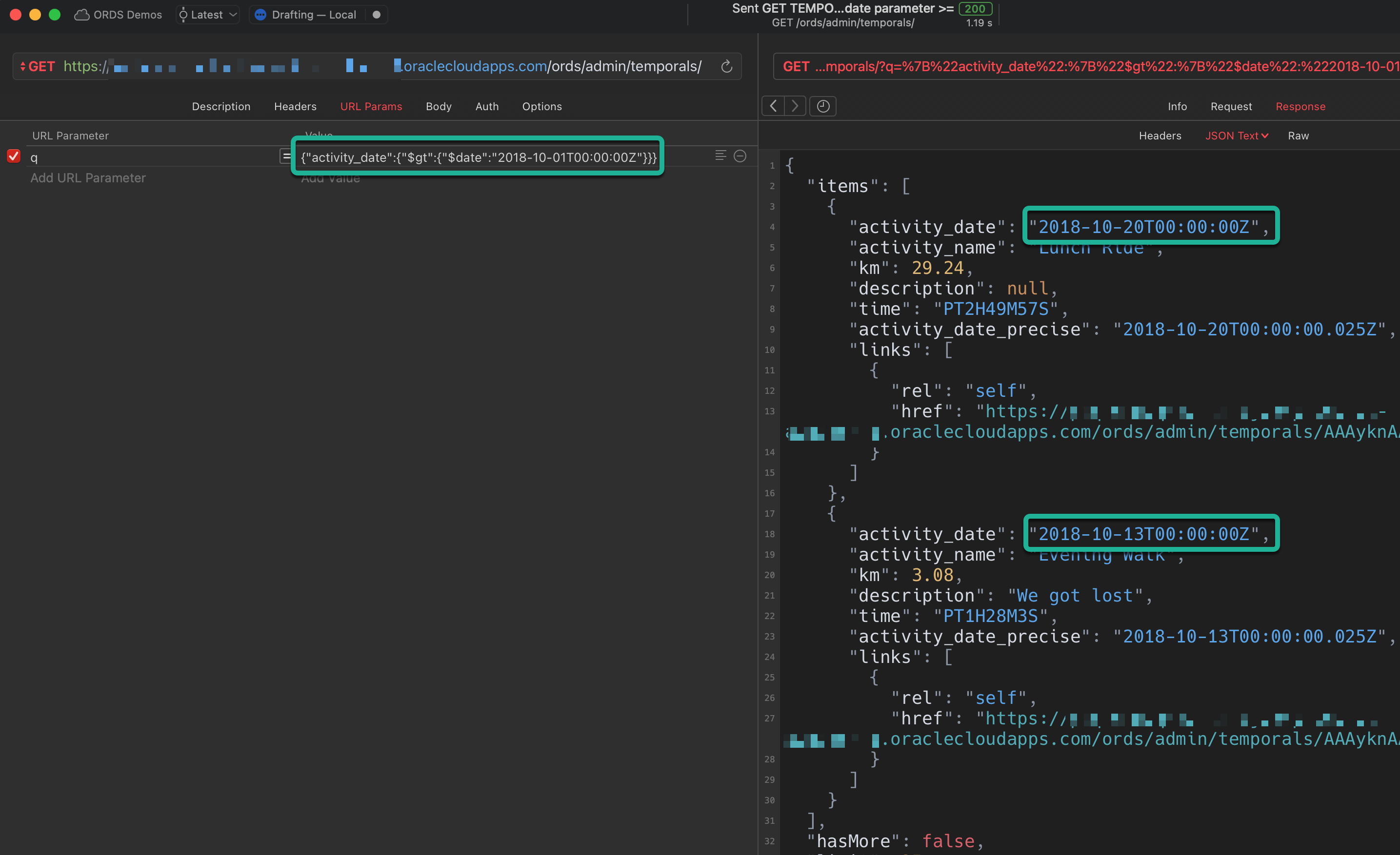 Working With Dates In ORDS and A Reminder To Use OAUTH2